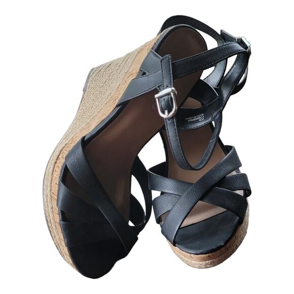 CHARLES BY CHARLES DAVID Lazaro Platform Sandals Women's Size 8.5M Wedge Heels - Picture 6 of 7